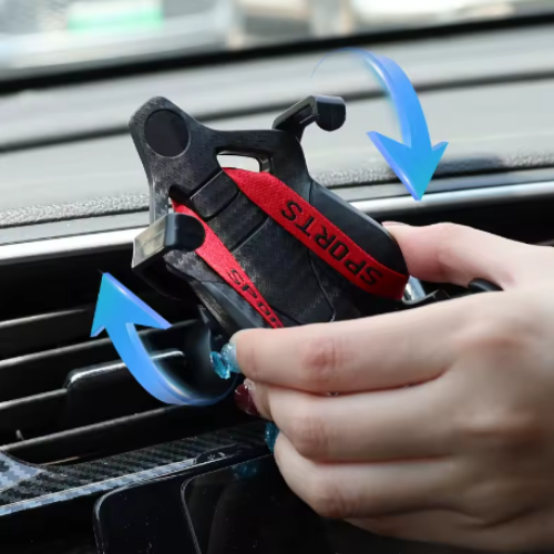Araç İçi Racing Koltuk Telefon Tutacağı