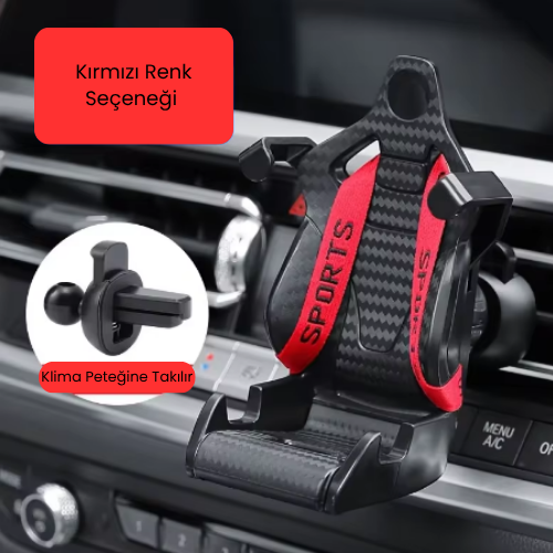 Araç İçi Racing Koltuk Telefon Tutacağı
