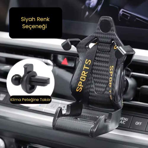Araç İçi Racing Koltuk Telefon Tutacağı